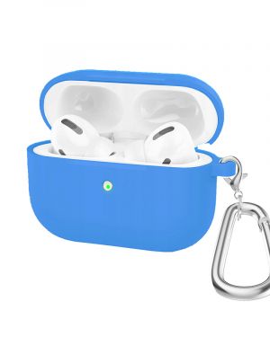 Etui LEVCORP do Apple AirPods Pro 2 Silicone z  klapką Błękit nieba