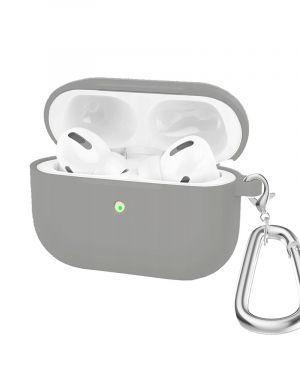 Etui LEVCORP do Apple AirPods Pro 2 Silicone z  klapką Szary
