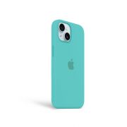 Etui LEVCORP do Apple iPhone 13 Silicone Akwamaryna