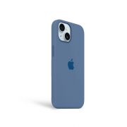 Etui LEVCORP do Apple iPhone 13 Silicone Dżinsowy