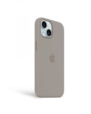 Etui LEVCORP do Apple iPhone 14 Silicone Kamień szary
