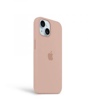Etui LEVCORP do Apple iPhone 14 Silicone Kredowo różowy