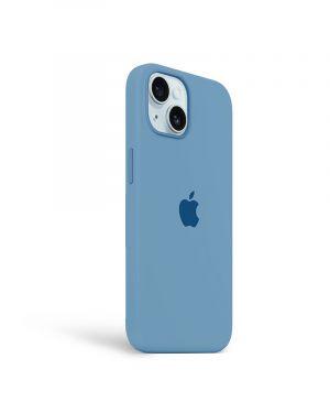 Etui LEVCORP do Apple iPhone 15 Silicone Lazur