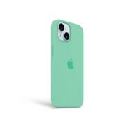 Etui LEVCORP do Apple iPhone 16 Silicone Mięta zielona