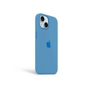 Etui LEVCORP do Apple iPhone 13 Silicone Czyste morze