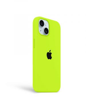 Etui LEVCORP do Apple iPhone 14 Silicone Neonowa zieleń