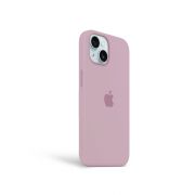 Etui LEVCORP do Apple iPhone 14 Silicone Różowa pudra