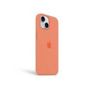 Etui LEVCORP do Apple iPhone 15 Silicone Świeży pomarańczowy