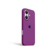 Etui LEVCORP do Apple iPhone 16 Silicone Bogaty fiolet