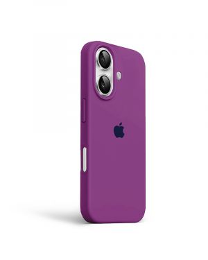 Etui LEVCORP do Apple iPhone 16 Silicone Bogaty fiolet