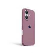 Etui LEVCORP do Apple iPhone 16 Silicone Czarna porzeczka