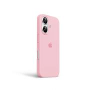 Etui LEVCORP do Apple iPhone 16 Silicone Delikatny różowy