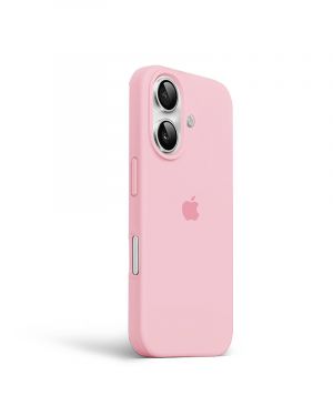 Etui LEVCORP do Apple iPhone 16 Silicone Delikatny różowy
