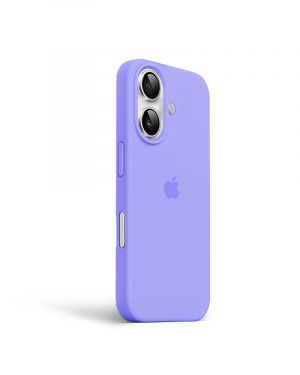 Etui LEVCORP do Apple iPhone 16 Silicone Jasny fiolet