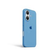 Etui LEVCORP do Apple iPhone 16 Silicone Lazur