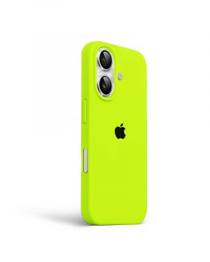 Etui LEVCORP do Apple iPhone 16 Silicone Neonowa zieleń