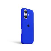 Etui LEVCORP do Apple iPhone 16 Silicone Błękit Paryża
