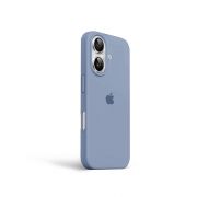 Etui LEVCORP do Apple iPhone 16 Silicone Popielata szarość