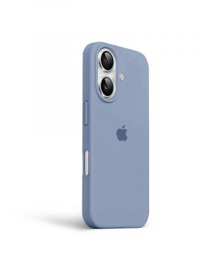 Etui LEVCORP do Apple iPhone 16 Silicone Popielata szarość