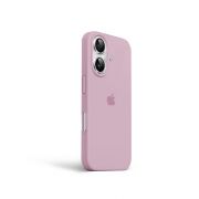 Etui LEVCORP do Apple iPhone 16 Silicone Różowa pudra