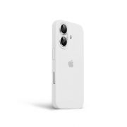 Etui LEVCORP do Apple iPhone 16 Silicone Śnieżnobiały