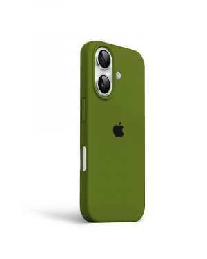 Etui LEVCORP do Apple iPhone 16 Silicone Sosnowy las