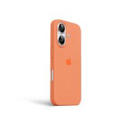 Etui LEVCORP do Apple iPhone 16 Silicone Świeży pomarańczowy