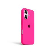 Etui LEVCORP do Apple iPhone 16 Silicone Świecący róż