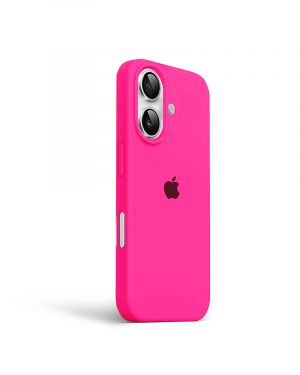 Etui LEVCORP do Apple iPhone 16 Silicone Świecący róż