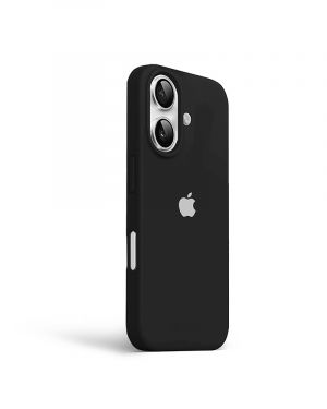 Etui LEVCORP do Apple iPhone 16 Silicone Tradycyjny czarny