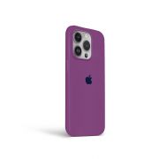 Etui LEVCORP do Apple iPhone 12 / 12 Pro Silicone Bogaty fiolet