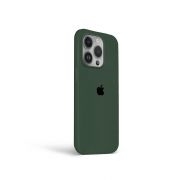 Etui LEVCORP do Apple iPhone 16 Pro Silicone Ciemna Zieleń