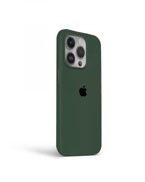 Etui LEVCORP do Apple iPhone 16 Pro Silicone Ciemna Zieleń