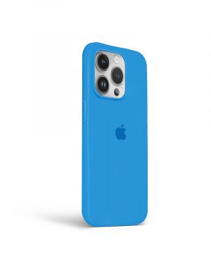 Etui LEVCORP do Apple iPhone 15 Pro Max Silicone Jezioro błękitne