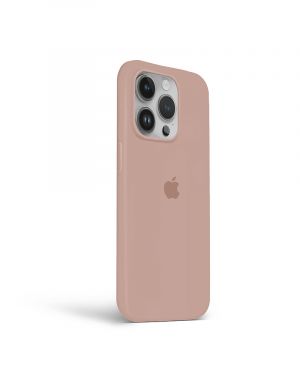 Etui LEVCORP do Apple iPhone 15 Pro Max Silicone Kredowo różowy