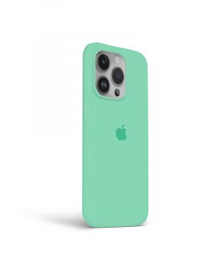 Etui LEVCORP do Apple iPhone 13 Pro Silicone Mięta zielona