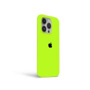 Etui LEVCORP do Apple iPhone 16 Pro Silicone Neonowa zieleń