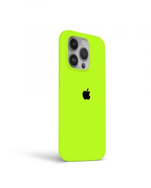 Etui LEVCORP do Apple iPhone 14 Pro Silicone Neonowa zieleń