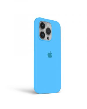Etui LEVCORP do Apple iPhone 12 / 12 Pro Silicone Błękit nieba