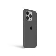 Etui LEVCORP do Apple iPhone 12 / 12 Pro Silicone Szary węgiel