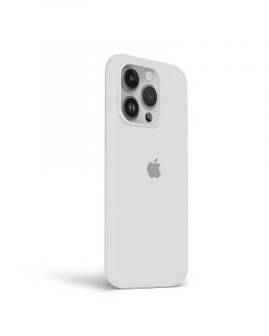 Etui LEVCORP do Apple iPhone 16 Pro Silicone Śnieżnobiały