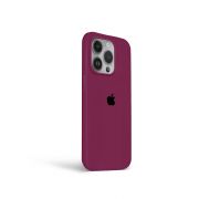 Etui LEVCORP do Apple iPhone 12 / 12 Pro Silicone Dojrzała wiśnia