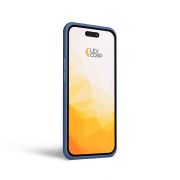 Etui LEVCORP do Apple iPhone 13 Pro Max Silicone Dżinsowy