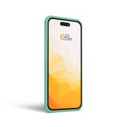 Etui LEVCORP do Apple iPhone 16 Pro Max Silicone Mięta zielona