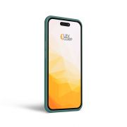 Etui LEVCORP do Apple iPhone 12 / 12 Pro Silicone Odcień zieleni