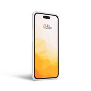 Etui LEVCORP do Apple iPhone 16 Pro Silicone Śnieżnobiały